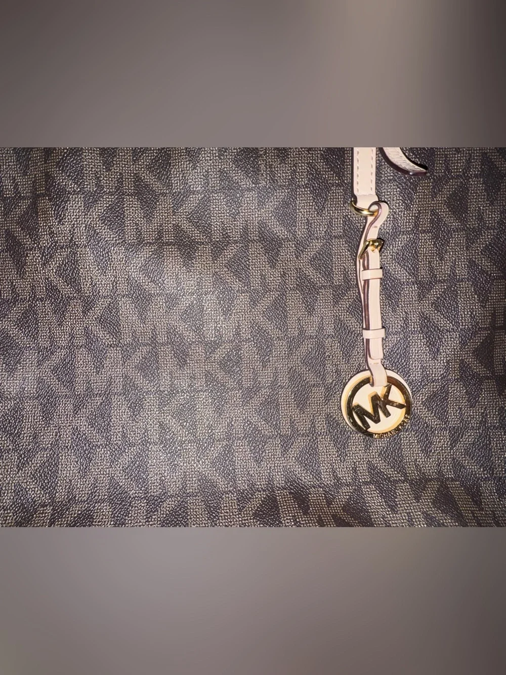 Michael Kors Brown Large Logo Tote